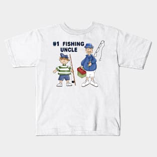 Number #1 Fishing Uncle Kids T-Shirt